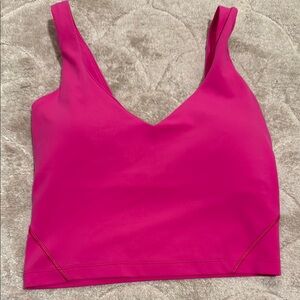 Lululemon Sonic Pink Align Tank Size 2